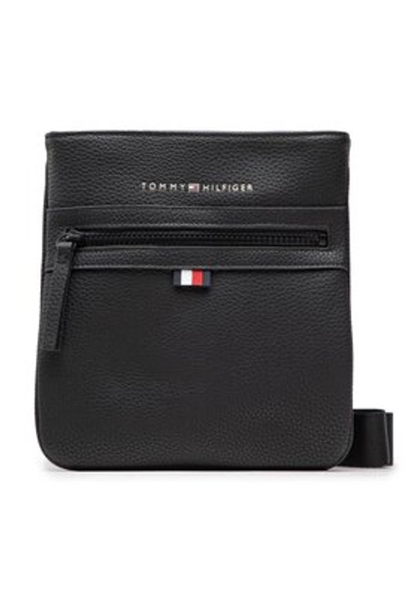 TOMMY HILFIGER - Tommy Hilfiger Saszetka Essential Pu Mini Crossover AM0AM09505 Czarny. Kolor: czarny. Materiał: skóra