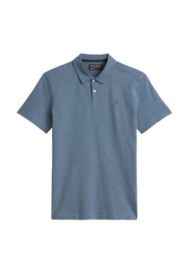 Marc O'Polo Polo 536 2176 53018 Niebieski Shaped Fit. Typ kołnierza: polo. Kolor: niebieski. Materiał: bawełna