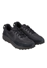 Nike - Męskie Skórzane Buty Sportowe Debut. Kolor: czarny. Materiał: skóra