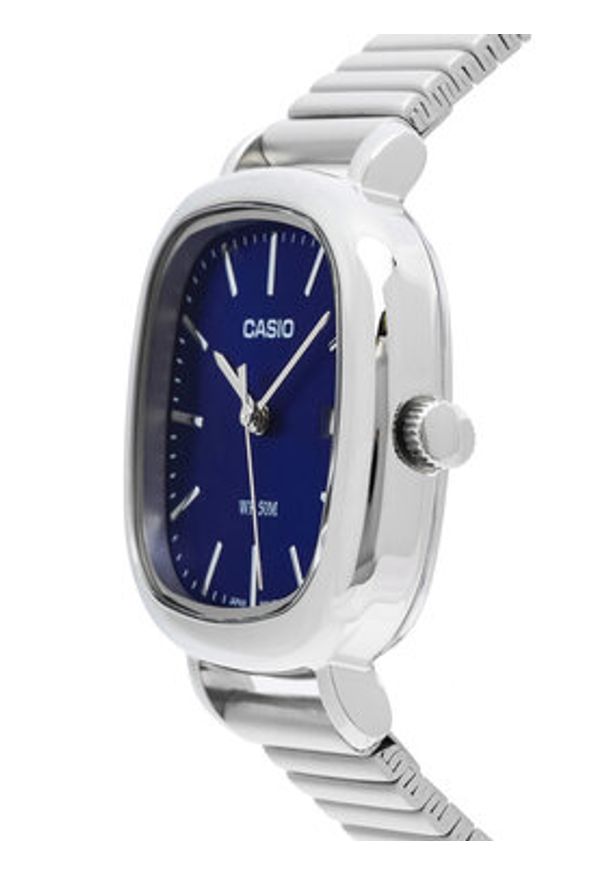 Casio Zegarek LTP-B166D-2AVEF Srebrny. Kolor: srebrny