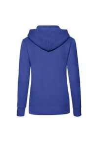 FRUIT OF THE LOOM - Bluza Damska Z Kapturem. Typ kołnierza: kaptur. Kolor: niebieski