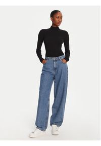 Hugo - HUGO Sweter Sarmie_B 50522578 Czarny Slim Fit. Kolor: czarny. Materiał: syntetyk #4
