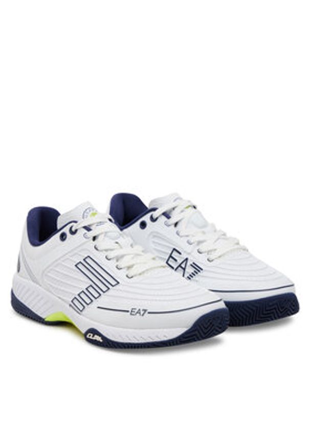 EA7 Emporio Armani Sneakersy X8X242 XK438 U451 Biały. Kolor: biały. Materiał: skóra