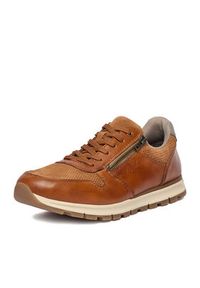 Rieker Sneakersy B0505-24 Brązowy. Kolor: brązowy. Materiał: skóra #5
