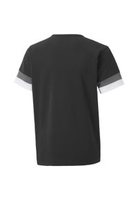 Koszulka piłkarska dla dzieci Puma teamRISE Jersey Jr. Kolor: wielokolorowy, czarny, szary. Materiał: poliester. Sport: piłka nożna
