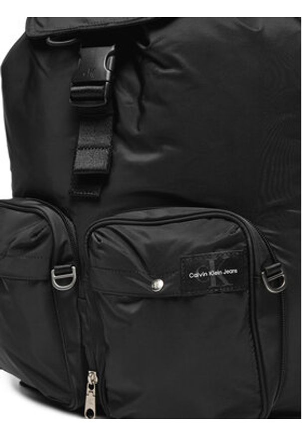 Calvin Klein Jeans Plecak Packable Flap K50K512547 Czarny. Kolor: czarny. Materiał: materiał