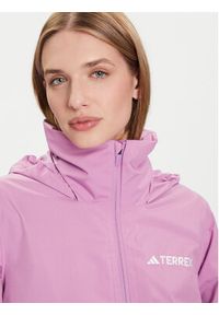 Adidas - adidas Kurtka przeciwdeszczowa Multi Essentials 2L Rain JY0481 Fioletowy Regular Fit. Kolor: fioletowy. Materiał: syntetyk #5