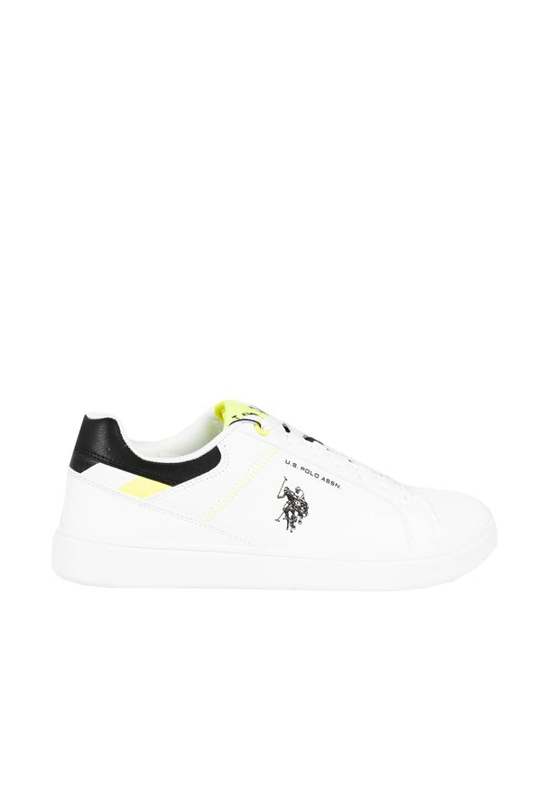 U.S. Polo Assn. Sneakersy "Rokko 001" | Rokko001 | Mężczyzna | Czarny, Biały. Kolor: czarny, biały, wielokolorowy. Materiał: skóra ekologiczna, materiał. Wzór: aplikacja