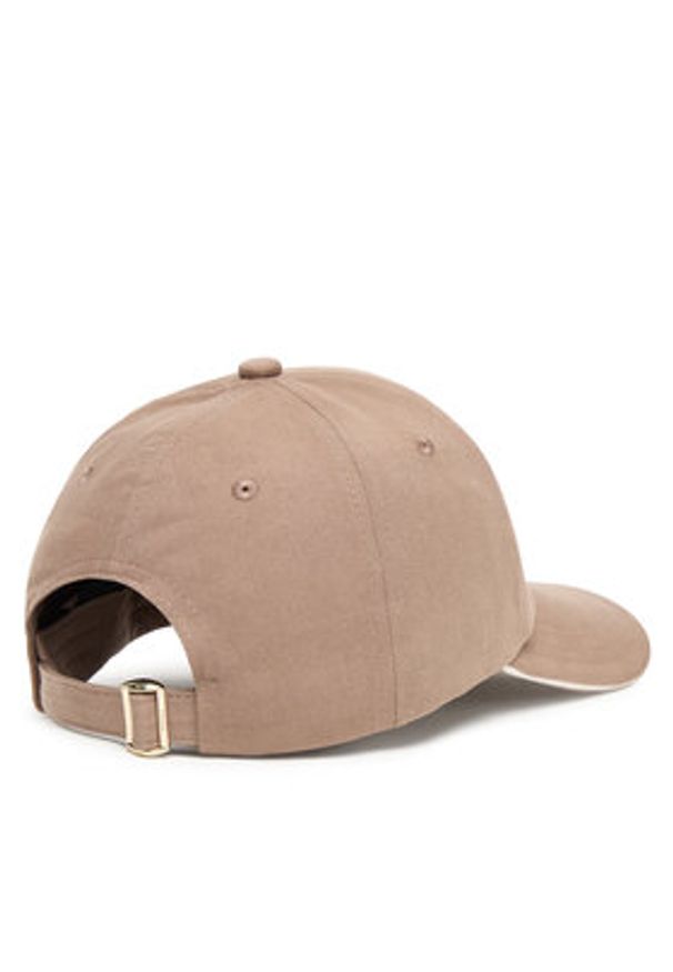 BOSS Czapka z daszkiem 50533367 Brązowy. Kolor: brązowy. Materiał: bawełna