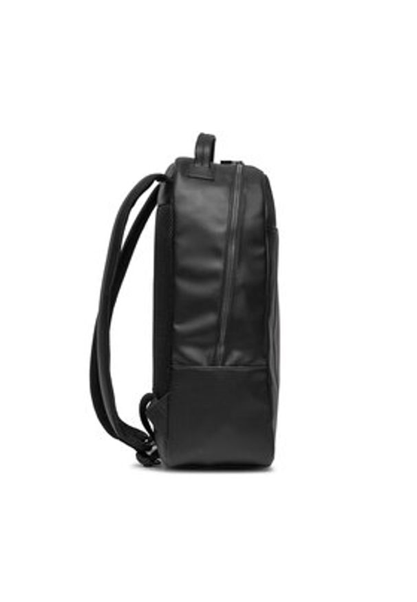 TOMMY HILFIGER - Tommy Hilfiger Plecak Th Corporate Backpack AM0AM11828 Czarny. Kolor: czarny. Materiał: skóra