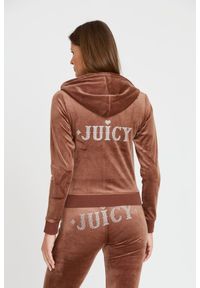 Juicy Couture - JUICY COUTURE Brązowa damska bluza Rodeo Robertson, Rozmiar S. Kolor: brązowy