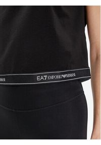 EA7 Emporio Armani T-Shirt 3DTT22 TJ6SZ 1200 Czarny Regular Fit. Kolor: czarny. Materiał: bawełna #4