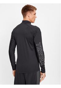 Adidas - adidas Koszulka techniczna HZ6252 Czarny Slim Fit. Kolor: czarny. Materiał: syntetyk #2