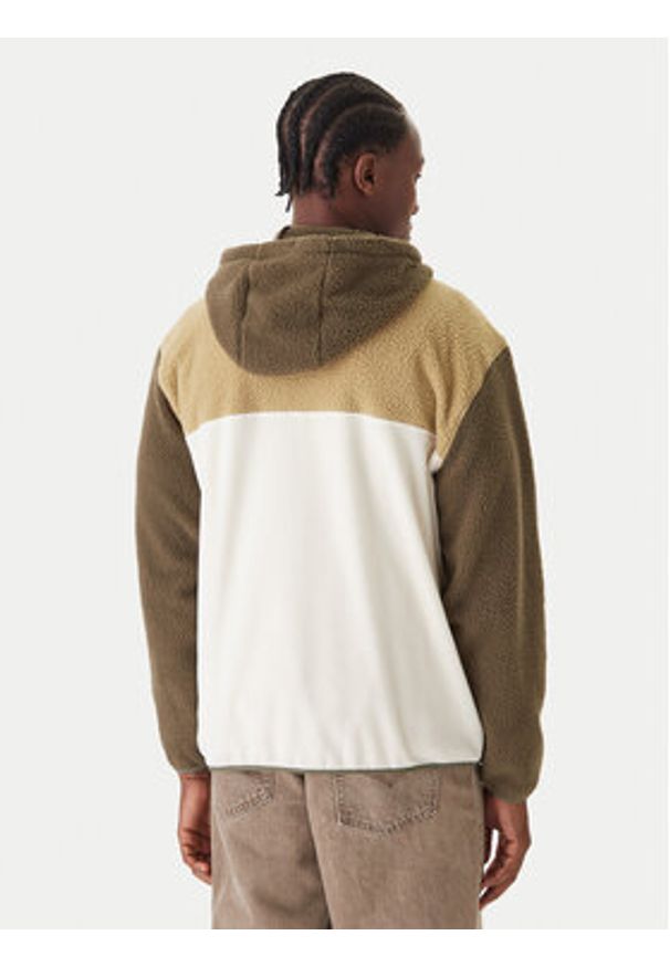 Quiksilver Bluza EQYPF03073 Khaki Regular Fit. Kolor: brązowy. Materiał: syntetyk