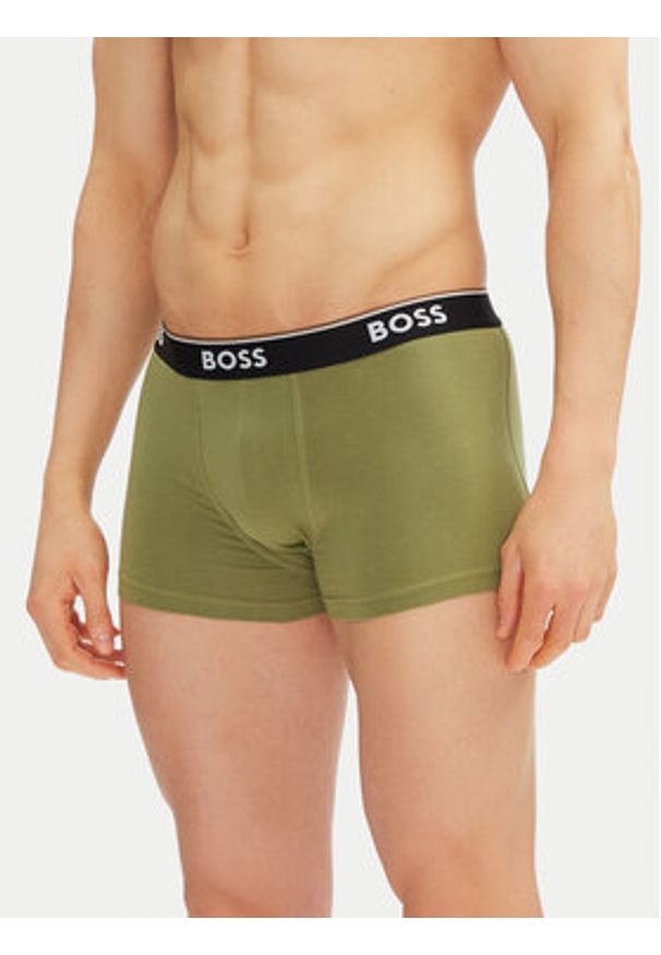 BOSS Komplet 3 par bokserek 50531701 Kolorowy. Materiał: bawełna. Wzór: kolorowy