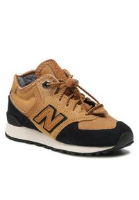 New Balance Sneakersy PV574HXB Brązowy. Kolor: brązowy. Materiał: zamsz, skóra. Model: New Balance 574 #4