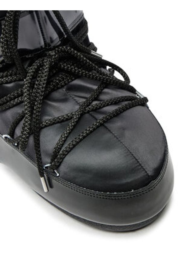 Moon Boot Śniegowce 80D1409350 Czarny. Kolor: czarny. Materiał: skóra