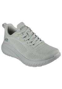 skechers - Buty do chodzenia damskie Skechers 117209SAGE. Kolor: zielony. Materiał: materiał, syntetyk. Szerokość cholewki: normalna. Sport: turystyka piesza