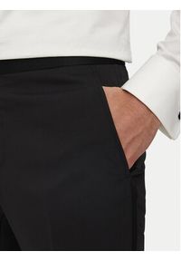 Karl Lagerfeld - KARL LAGERFELD Spodnie garniturowe 255079-543004 Czarny Slim Fit. Kolor: czarny. Materiał: syntetyk