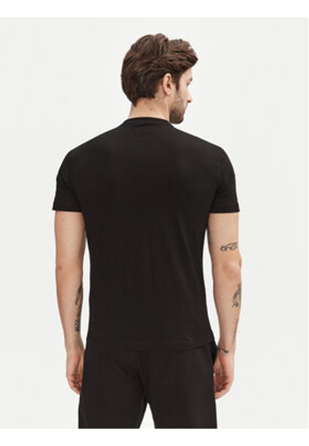 EA7 Emporio Armani T-Shirt 7M000224 AF10375 MC156 Czarny Regular Fit. Kolor: czarny. Materiał: bawełna