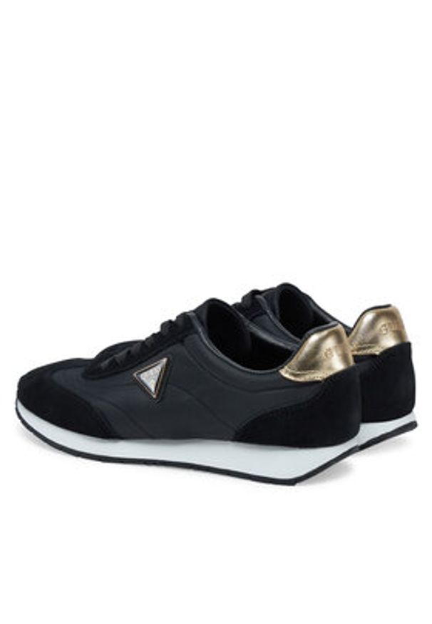 Guess Sneakersy FLJJOG SUE12 Czarny. Kolor: czarny. Materiał: skóra