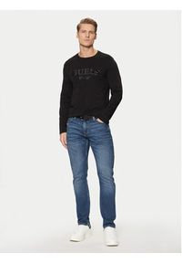 Guess Longsleeve M5RI13 J1314 Czarny Slim Fit. Kolor: czarny. Materiał: bawełna. Długość rękawa: długi rękaw #5