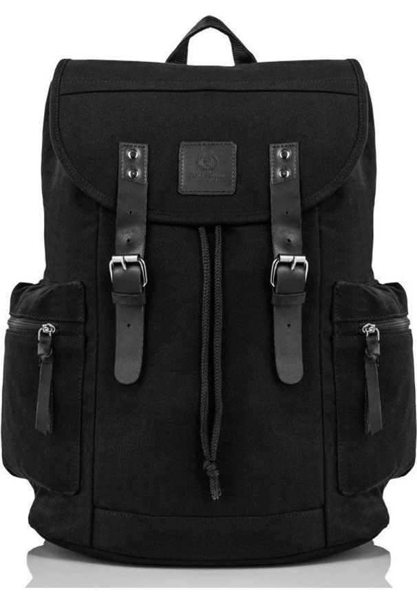 Paolo Peruzzi Plecak męski czarny PAOLO PERUZZI T-19-BL. Kolor: czarny