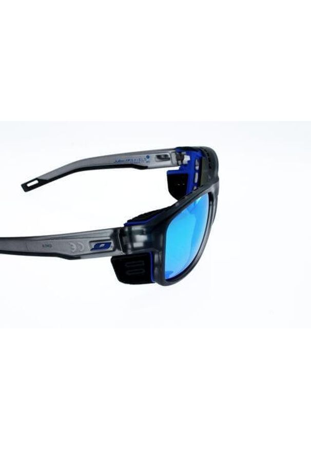 JULBO - Okulary przeciwsłoneczne sportowe górskie Julbo Shield M Spectron 3 CF. Kolor: szary, niebieski, wielokolorowy. Sport: turystyka piesza