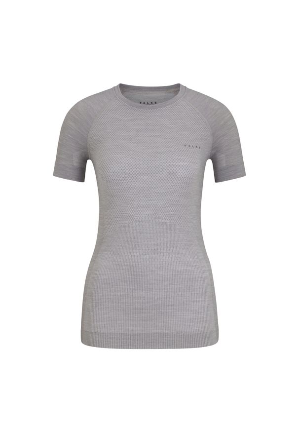 Adidas - Koszulka damska Falke Wool-Tech Light. Kolor: szary. Materiał: jersey. Sport: piłka nożna