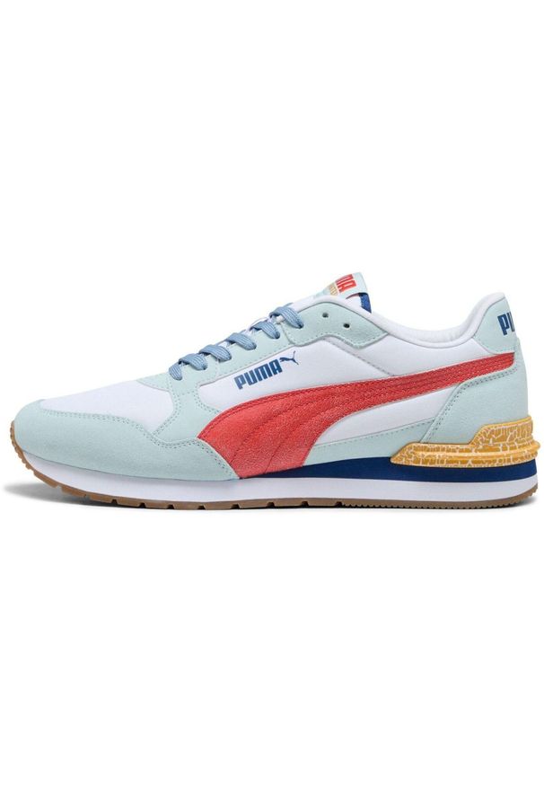 Buty sportowe damskie Puma St Runner V4 L Retro Run. Kolor: niebieski. Materiał: materiał. Sport: bieganie