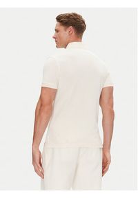 TOMMY HILFIGER - Tommy Hilfiger Polo 1985 MW0MW17771 Beżowy Slim Fit. Typ kołnierza: polo. Kolor: beżowy. Materiał: bawełna #4