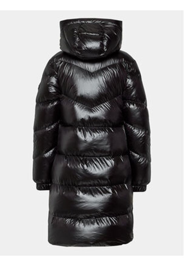 Woolrich Kurtka puchowa Aliquippa Long CFWWOU0926FRUT3085 Czarny Regular Fit. Kolor: czarny. Materiał: syntetyk