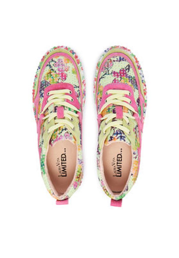Laura Vita Sneakersy Soleno 06 Kolorowy. Materiał: skóra. Wzór: kolorowy