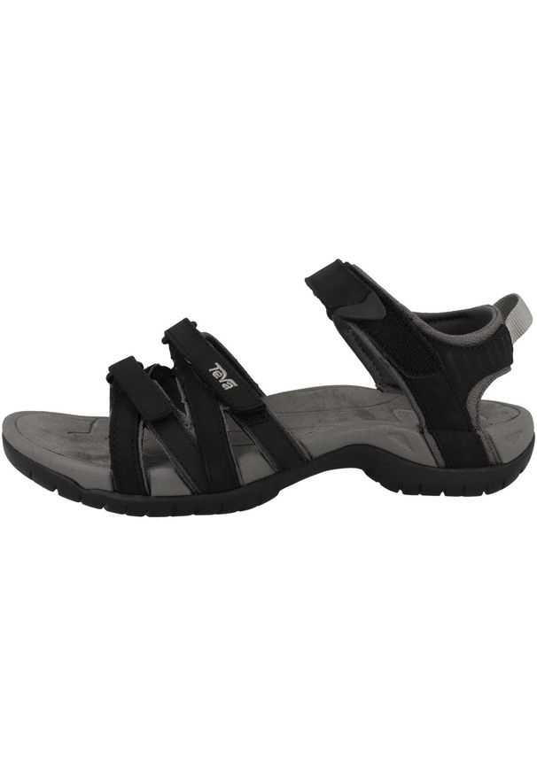 Buty do chodzenia damskie Teva Tirra. Zapięcie: rzepy. Kolor: czarny. Materiał: syntetyk, materiał. Sezon: lato. Sport: turystyka piesza