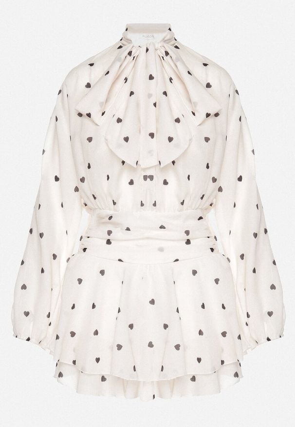 Born2be - Beżowa Rozkloszowana Sukienka z Rękawami Typu Nietoperz i Wiązaniem Miriviela. Okazja: na co dzień. Kolor: beżowy. Materiał: jeans. Typ sukienki: proste. Styl: casual, klasyczny