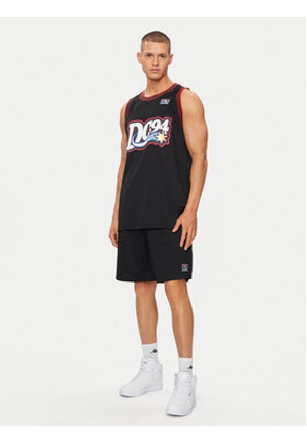 DC Tank top Starz 94 Jersey ADYKT03228 Czarny Regular Fit. Kolor: czarny. Materiał: syntetyk
