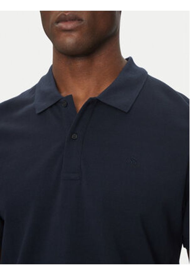 Scotch & Soda Polo 179201 Granatowy Regular Fit. Typ kołnierza: polo. Kolor: niebieski. Materiał: bawełna