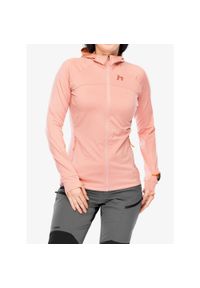 Bluza z kapturem damska Hannah Eli Hoody. Typ kołnierza: kaptur. Kolor: różowy. Styl: sportowy. Sport: turystyka piesza