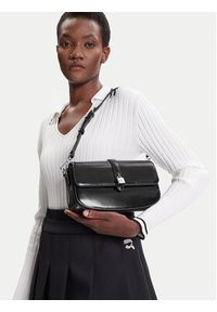 Karl Lagerfeld - KARL LAGERFELD Torebka A3W30287 Czarny. Kolor: czarny. Materiał: skórzane #4