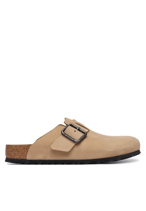 Klapki Birkenstock. Kolor: beżowy