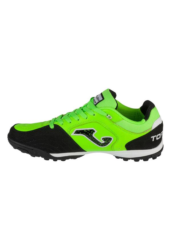 Joma - Męskie Buty Treningowe Top Flex 2411. Kolor: czarny, zielony, wielokolorowy. Sport: turystyka piesza