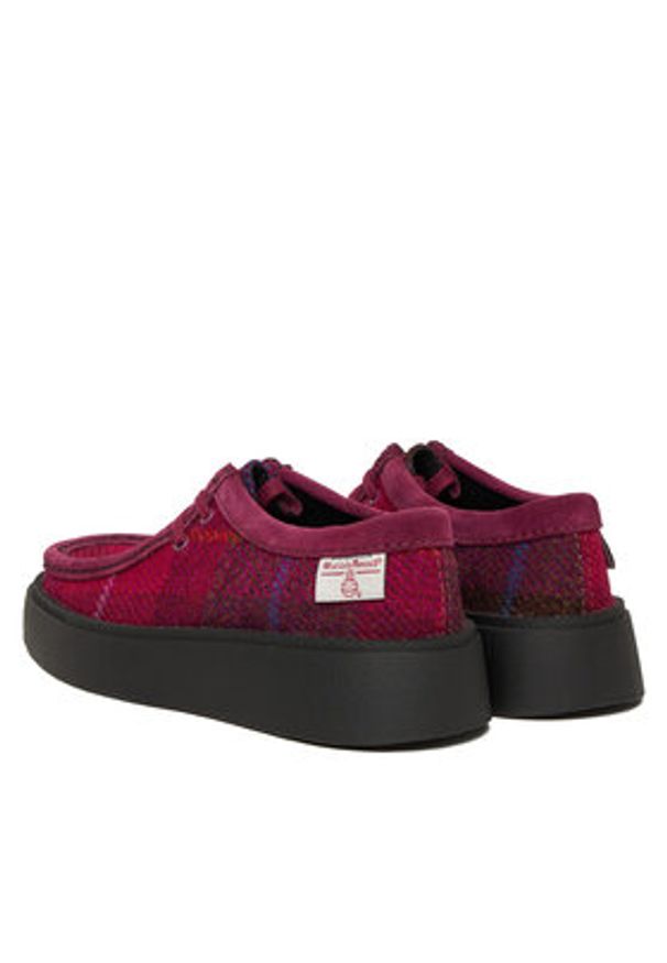 Clarks Półbuty Torview W 26184947 Fioletowy. Kolor: fioletowy. Materiał: materiał