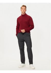 Hechter Paris Golf 75001 142905 Czerwony Regular Fit. Typ kołnierza: golf. Kolor: czerwony. Materiał: bawełna #2