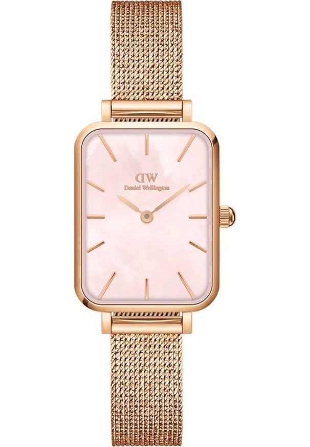 Zegarek Daniel Wellington Zegarek damski Daniel Wellington DW00100510 różowe złoto. Kolor: złoty, wielokolorowy, różowy