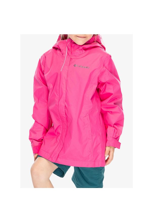 columbia - Kurtka przeciwdeszczowa dziewczęca Columbia Arcadia Jacket. Kolor: różowy
