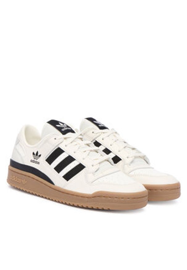 Adidas - adidas Sneakersy Forum Low JQ0209 Biały. Kolor: biały. Materiał: skóra