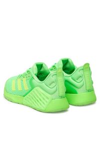 Adidas - adidas Buty na siłownię Dropset 3 strength training JR1676 Zielony. Kolor: zielony. Materiał: materiał. Sport: fitness