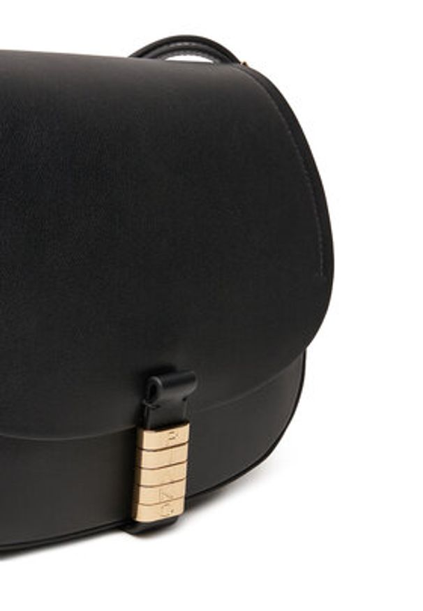 Pinko - PINKO Torebka Saddle Classic PE 25 PLTT 103830 A270 Czarny. Kolor: czarny. Materiał: skórzane