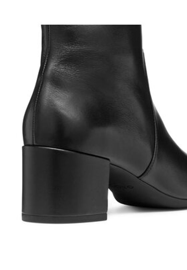 Geox Botki D Eleana D56TWC 00085 C9999 Czarny. Kolor: czarny. Materiał: skóra