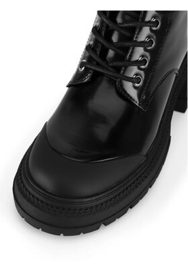 Nine West Botki WFA3033-5 Czarny. Kolor: czarny. Materiał: materiał